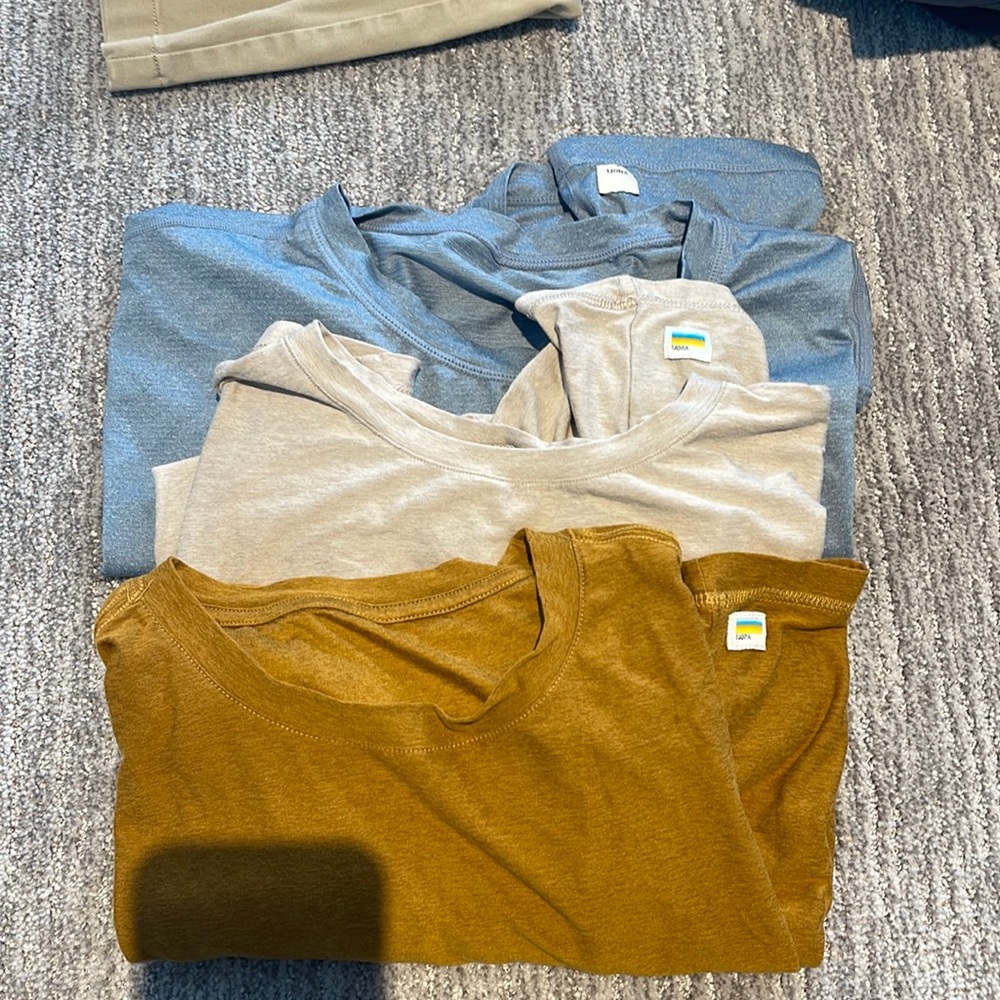 Vuori men’s tees (three tees)